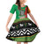 Zambia Christmas Family Matching Off Shoulder Short Dress and Hawaiian Shirt One Zambia One Nation With Kente Pattern - Wonder Print Shop