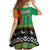 Zambia Christmas Family Matching Off Shoulder Short Dress and Hawaiian Shirt One Zambia One Nation With Kente Pattern - Wonder Print Shop