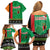 Zambia Christmas Family Matching Off Shoulder Short Dress and Hawaiian Shirt One Zambia One Nation With Kente Pattern - Wonder Print Shop