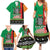 Zambia Christmas Family Matching Summer Maxi Dress and Hawaiian Shirt One Zambia One Nation With Kente Pattern - Wonder Print Shop