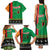 Zambia Christmas Family Matching Tank Maxi Dress and Hawaiian Shirt One Zambia One Nation With Kente Pattern - Wonder Print Shop