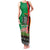 Zambia Christmas Family Matching Tank Maxi Dress and Hawaiian Shirt One Zambia One Nation With Kente Pattern - Wonder Print Shop