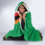 Zambia Christmas Hooded Blanket One Zambia One Nation With Kente Pattern