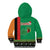 Zambia Christmas Kid Hoodie One Zambia One Nation With Kente Pattern - Wonder Print Shop