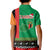 Zambia Christmas Kid Polo Shirt One Zambia One Nation With Kente Pattern - Wonder Print Shop