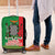 Zambia Christmas Luggage Cover One Zambia One Nation With Kente Pattern - Wonder Print Shop