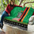 Zambia Christmas Quilt One Zambia One Nation With Kente Pattern - Wonder Print Shop