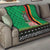 Zambia Christmas Quilt One Zambia One Nation With Kente Pattern - Wonder Print Shop