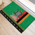 Zambia Christmas Rubber Doormat One Zambia One Nation With Kente Pattern - Wonder Print Shop