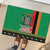 Zambia Christmas Rubber Doormat One Zambia One Nation With Kente Pattern - Wonder Print Shop