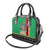 Zambia Christmas Shoulder Handbag One Zambia One Nation With Kente Pattern