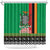 Zambia Christmas Shower Curtain One Zambia One Nation With Kente Pattern