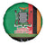 Zambia Christmas Spare Tire Cover One Zambia One Nation With Kente Pattern - Wonder Print Shop