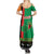 Zambia Christmas Summer Maxi Dress One Zambia One Nation With Kente Pattern - Wonder Print Shop