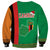 Zambia Christmas Sweatshirt One Zambia One Nation With Kente Pattern - Wonder Print Shop