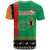 Zambia Christmas T Shirt One Zambia One Nation With Kente Pattern - Wonder Print Shop