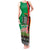 Zambia Christmas Tank Maxi Dress One Zambia One Nation With Kente Pattern - Wonder Print Shop