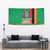 Zambia Christmas Tapestry One Zambia One Nation With Kente Pattern