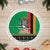 Zambia Christmas Tree Skirt One Zambia One Nation With Kente Pattern - Wonder Print Shop