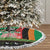 Zambia Christmas Tree Skirt One Zambia One Nation With Kente Pattern - Wonder Print Shop