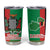 Zambia Christmas Tumbler Cup One Zambia One Nation With Kente Pattern - Wonder Print Shop