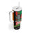 Zambia Christmas Tumbler With Handle One Zambia One Nation With Kente Pattern - Wonder Print Shop