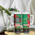 Zambia Christmas Tumbler With Handle One Zambia One Nation With Kente Pattern - Wonder Print Shop