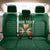 Custom Ireland Rugby Back Car Seat Cover Shamrock With Ireland Flag Colors - Wonder Print Shop