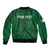 Custom Ireland Rugby Bomber Jacket Shamrock With Ireland Flag Colors - Wonder Print Shop