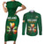 Custom Ireland Rugby Couples Matching Short Sleeve Bodycon Dress and Long Sleeve Button Shirt Shamrock With Ireland Flag Colors