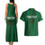 Custom Ireland Rugby Couples Matching Tank Maxi Dress and Hawaiian Shirt Shamrock With Ireland Flag Colors