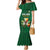 Custom Ireland Rugby Family Matching Mermaid Dress and Hawaiian Shirt Shamrock With Ireland Flag Colors - Wonder Print Shop