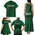 Custom Ireland Rugby Family Matching Tank Maxi Dress and Hawaiian Shirt Shamrock With Ireland Flag Colors - Wonder Print Shop