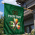 Custom Ireland Rugby Garden Flag Shamrock With Ireland Flag Colors - Wonder Print Shop