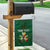 Custom Ireland Rugby Garden Flag Shamrock With Ireland Flag Colors - Wonder Print Shop