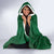 Custom Ireland Rugby Hooded Blanket Shamrock With Ireland Flag Colors - Wonder Print Shop