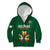 Custom Ireland Rugby Kid Hoodie Shamrock With Ireland Flag Colors - Wonder Print Shop