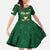 Custom Ireland Rugby Kid Short Sleeve Dress Shamrock With Ireland Flag Colors - Wonder Print Shop