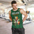 Custom Ireland Rugby Men Tank Top Shamrock With Ireland Flag Colors