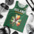 Custom Ireland Rugby Men Tank Top Shamrock With Ireland Flag Colors