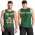 Custom Ireland Rugby Men Tank Top Shamrock With Ireland Flag Colors