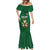 Custom Ireland Rugby Mermaid Dress Shamrock With Ireland Flag Colors - Wonder Print Shop