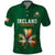 Custom Ireland Rugby Polo Shirt Shamrock With Ireland Flag Colors - Wonder Print Shop