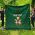 Custom Ireland Rugby Quilt Shamrock With Ireland Flag Colors