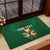 Custom Ireland Rugby Rubber Doormat Shamrock With Ireland Flag Colors