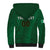 Custom Ireland Rugby Sherpa Hoodie Shamrock With Ireland Flag Colors