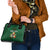 Custom Ireland Rugby Shoulder Handbag Shamrock With Ireland Flag Colors