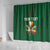 Custom Ireland Rugby Shower Curtain Shamrock With Ireland Flag Colors