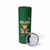 Custom Ireland Rugby Skinny Tumbler Shamrock With Ireland Flag Colors