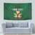 Custom Ireland Rugby Tapestry Shamrock With Ireland Flag Colors